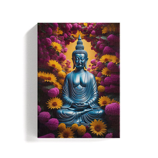 Buddhism Statue Canvas Art Painting
