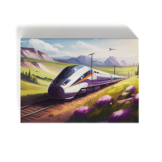 Bullet Train Canvas Painting