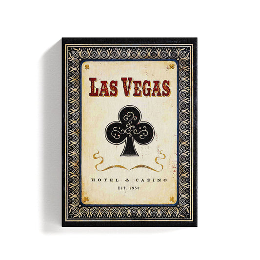 Las Vegas Card Deck Box Canvas Painting