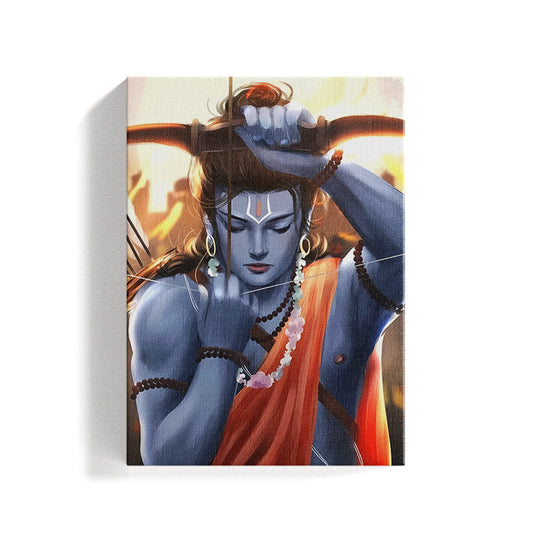 Lord Shiva Oil Stytle Canvas Wall Art Painting