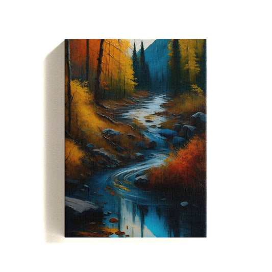 River Scenery Canvas painting