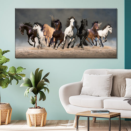 Running Horses Canvas Big Wall Painting