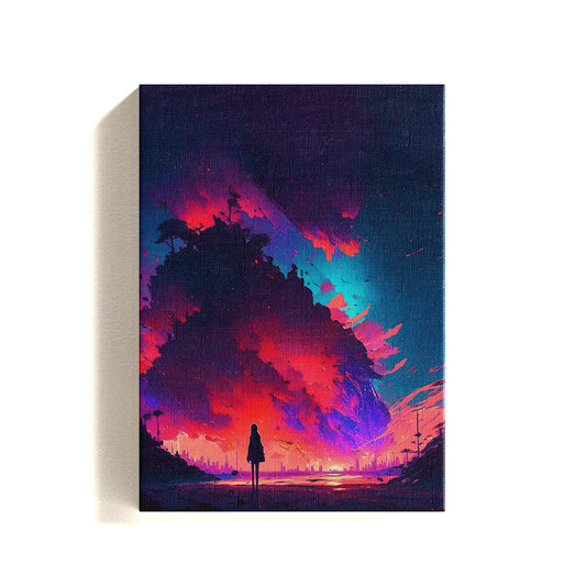 Twilight Ai generated Canvas Painting